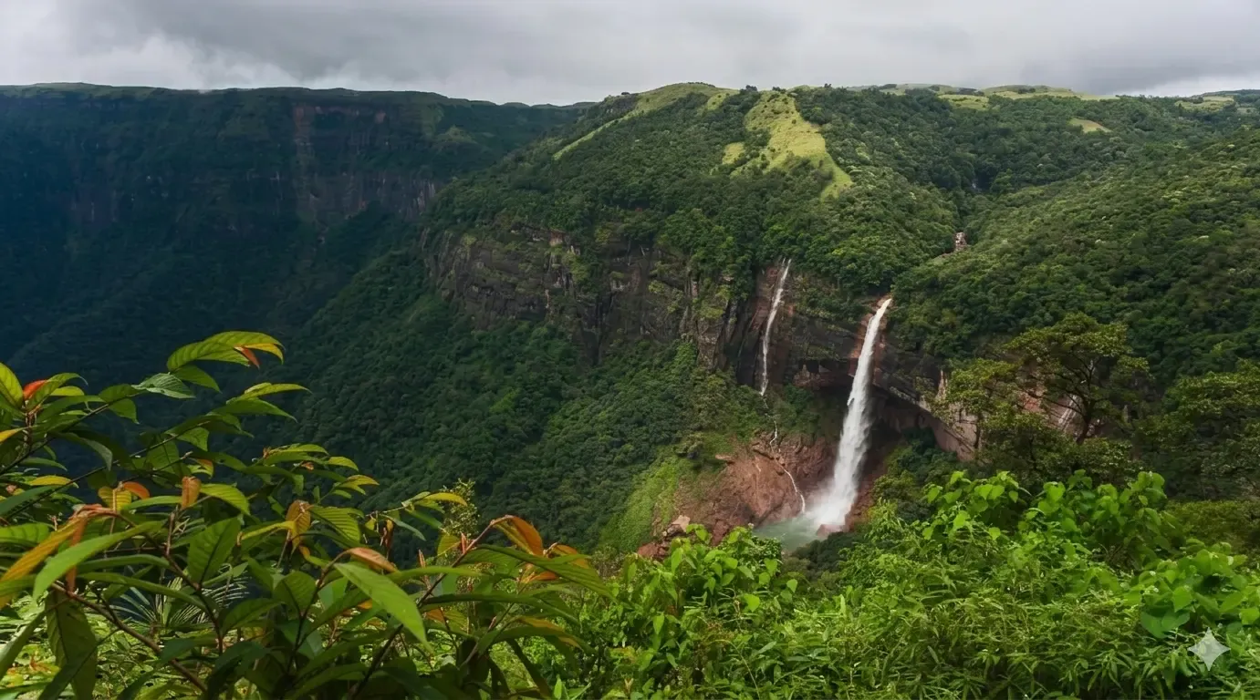 Waterfall landscape in Similipal Tiger Reserve